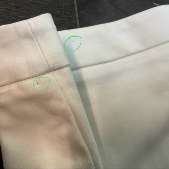 NWT EXPRESS Fully Lined Cream Mini Skirt Size 18 - Picture 8 of 8